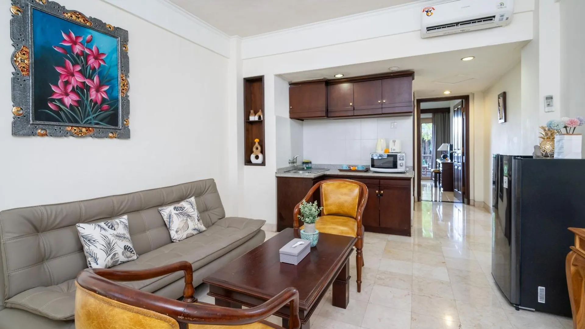 Beach Apartment Inside Resort Walking Distance To The Beach Seminyak